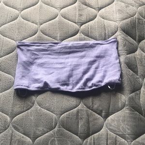 simple purple tube top